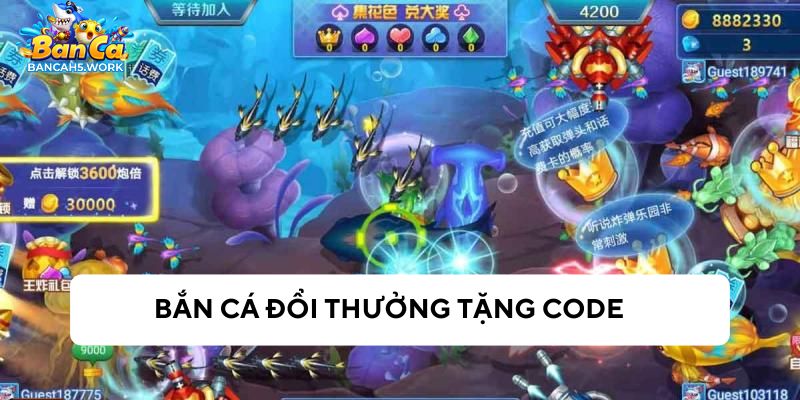 Bắn cá đổi thưởng tặng code - Trò chơi hấp dẫn cộng đồng game thủ